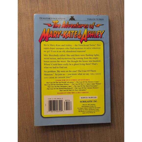 The Case of Thorn Mansion: A Novelization Adventures of Mary-kate & Ashley Book - Picture 4 of 4